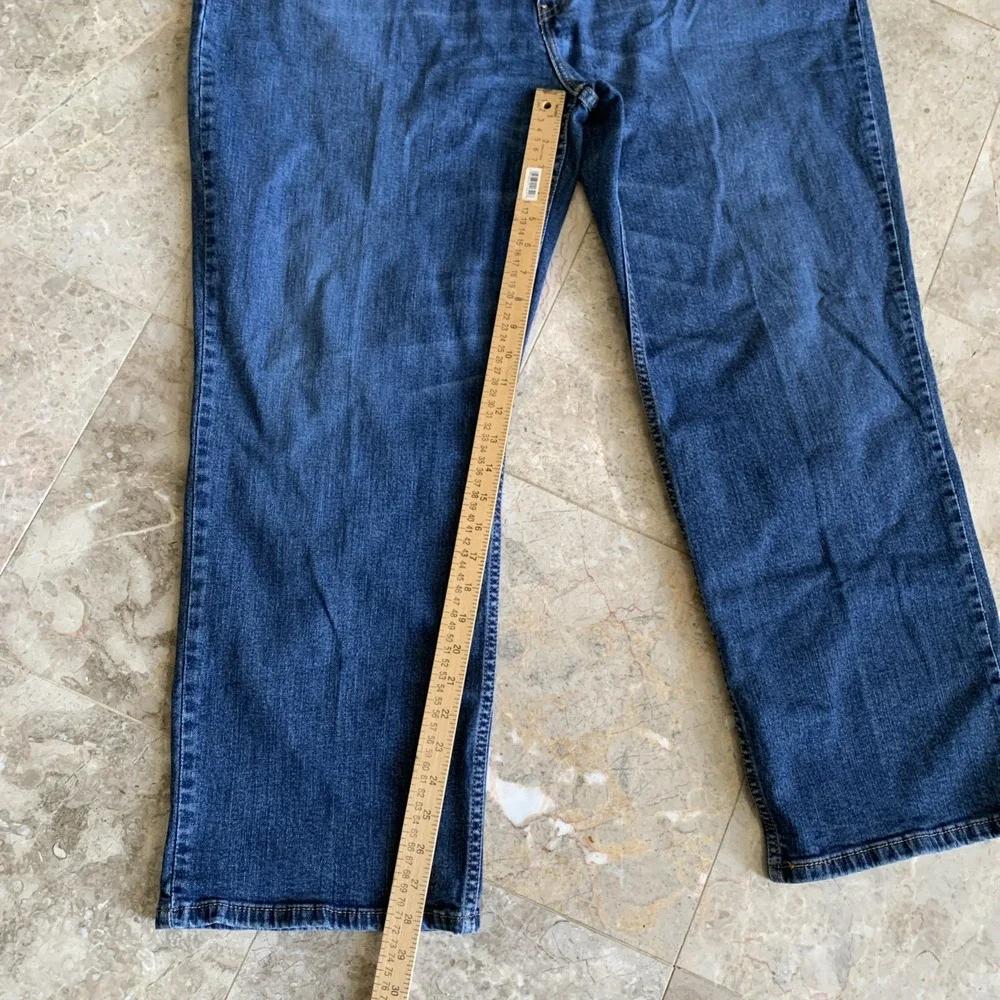 Levis 559 Mens Jeans Blue Size 46x30 Straight Stretch Denim Cotton Blend